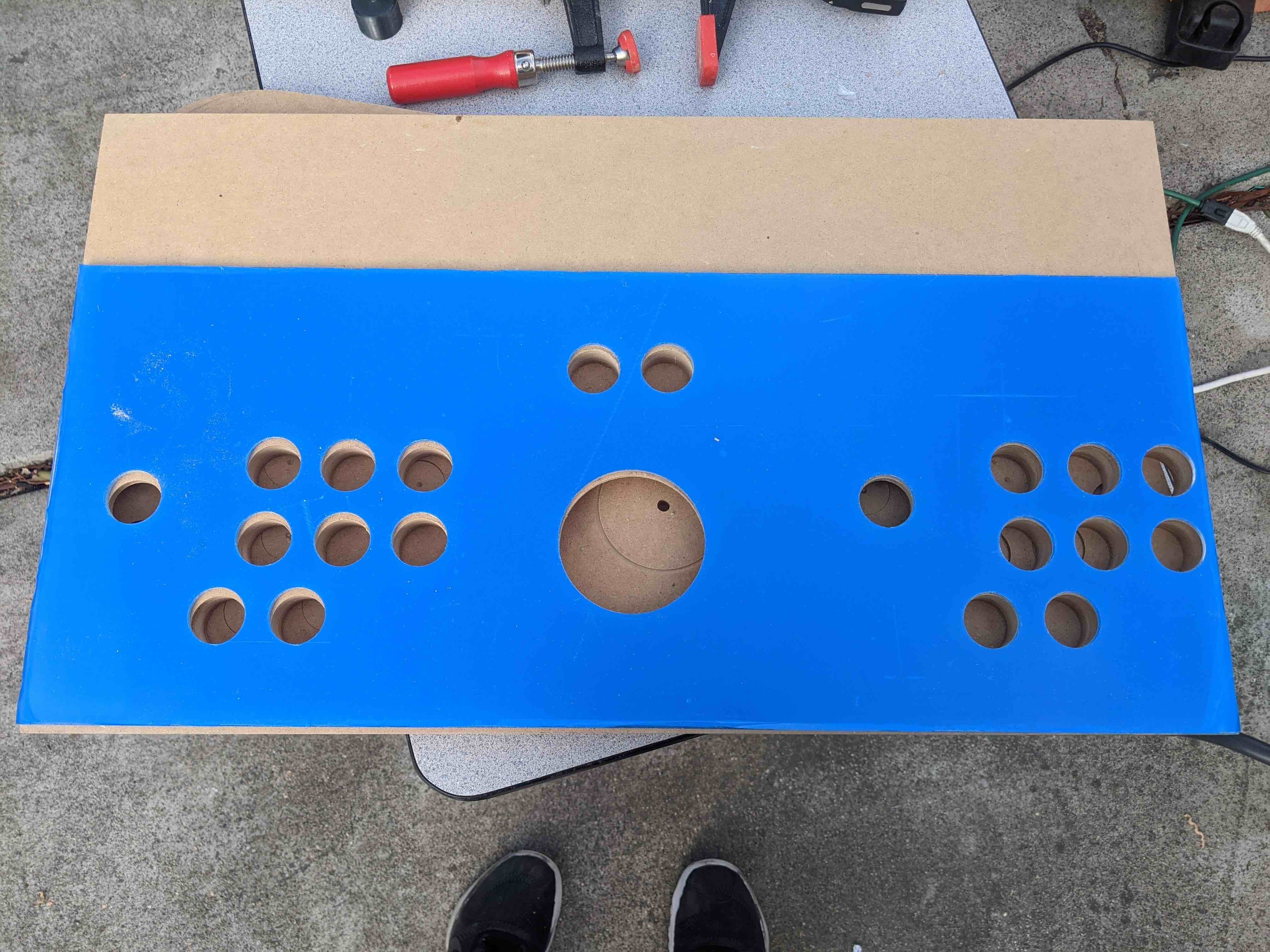 Control panel acryllic