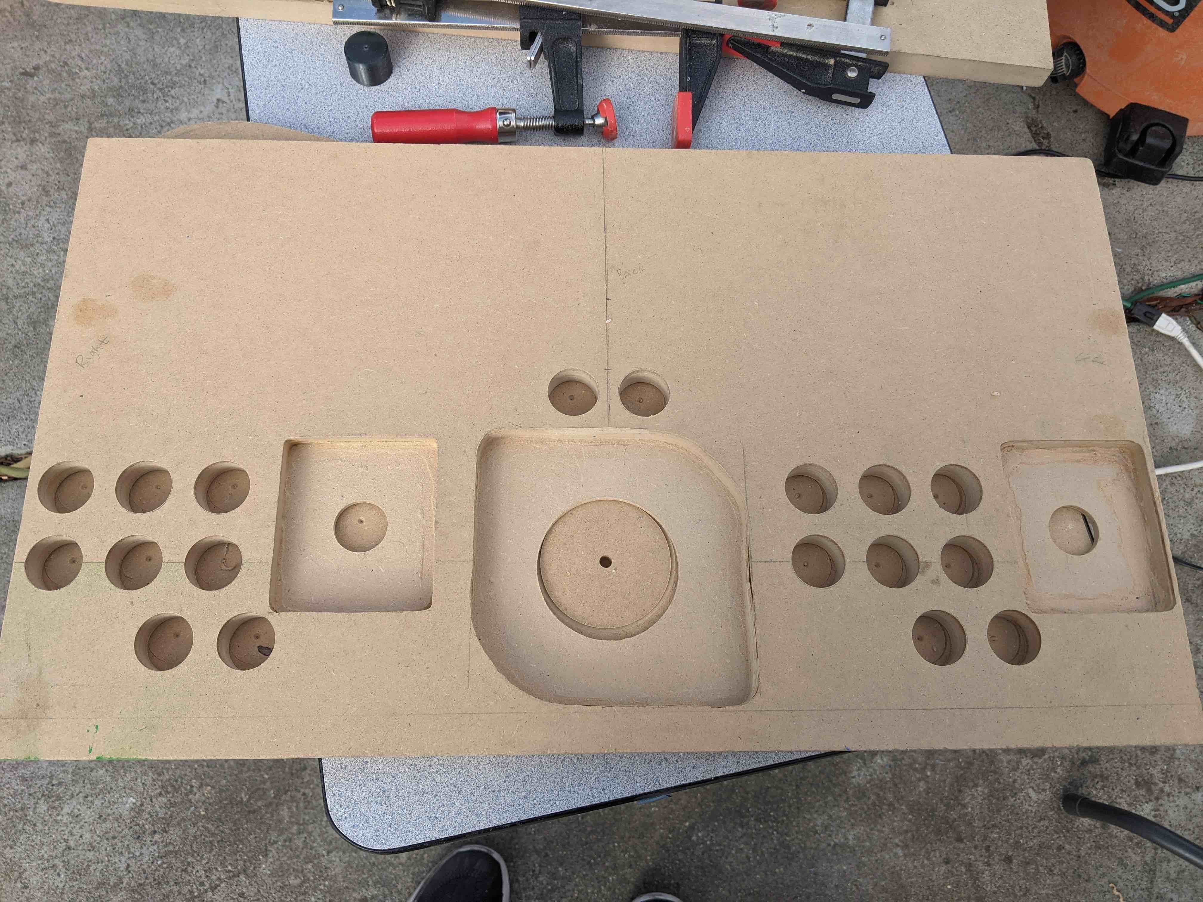 Control panel MDF