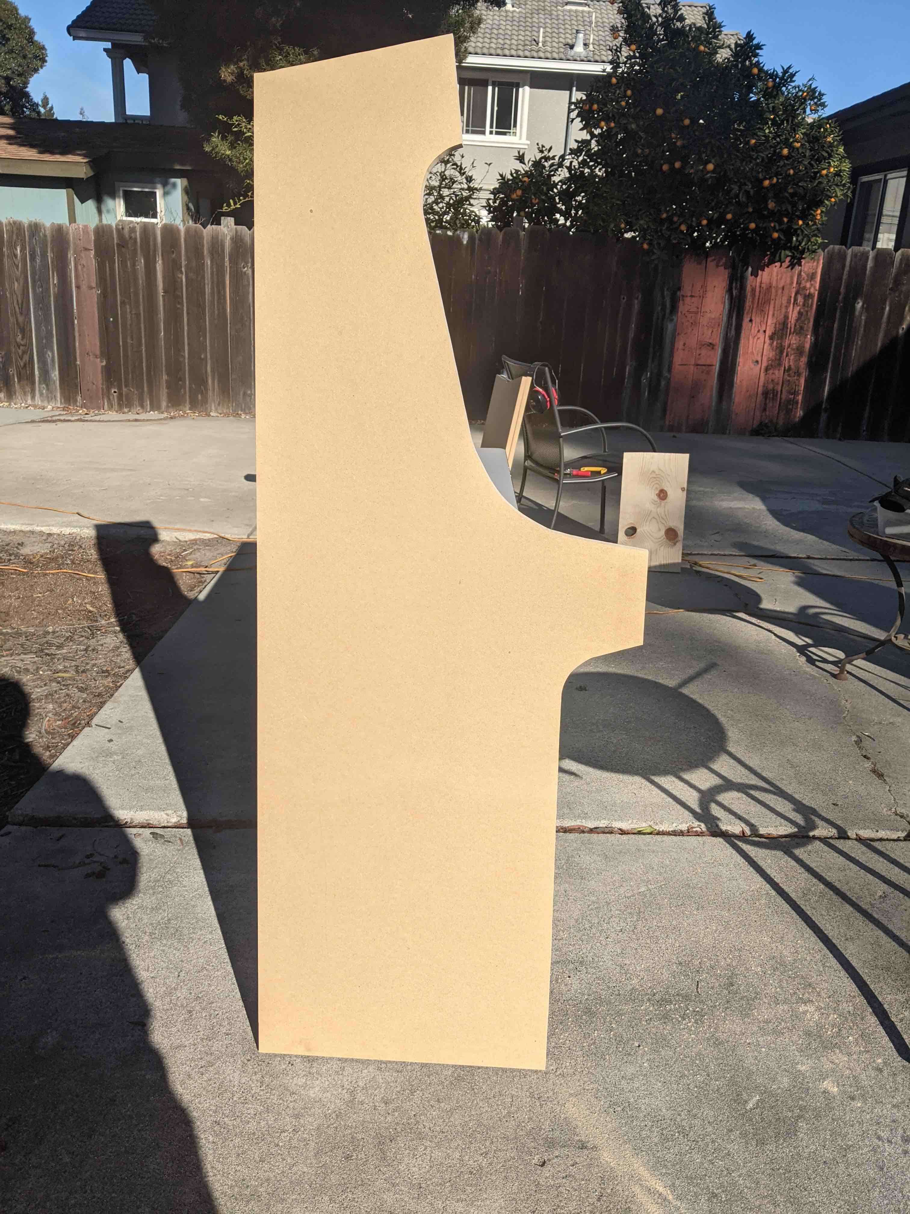 Cut side panel