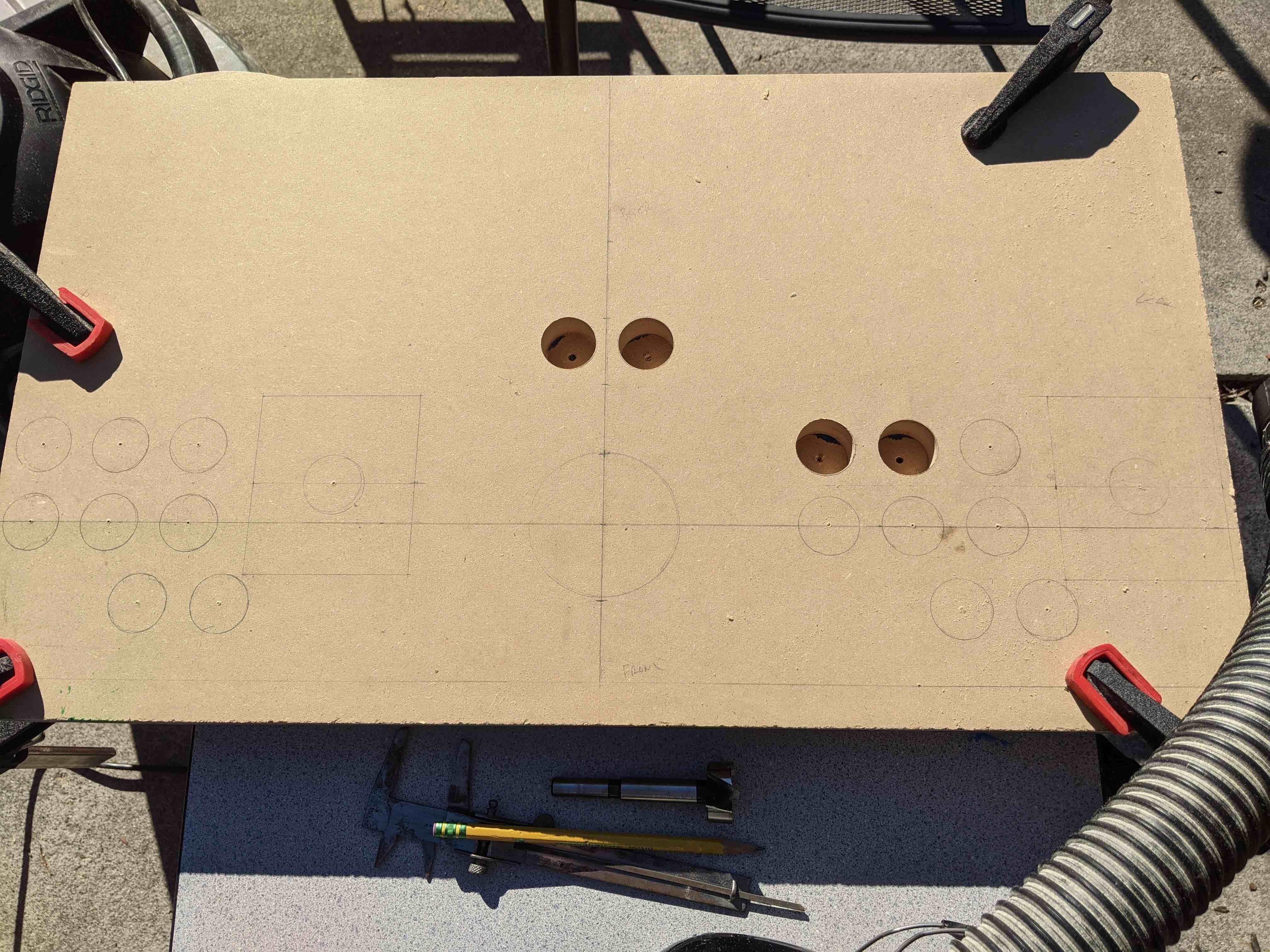 Control panel placement