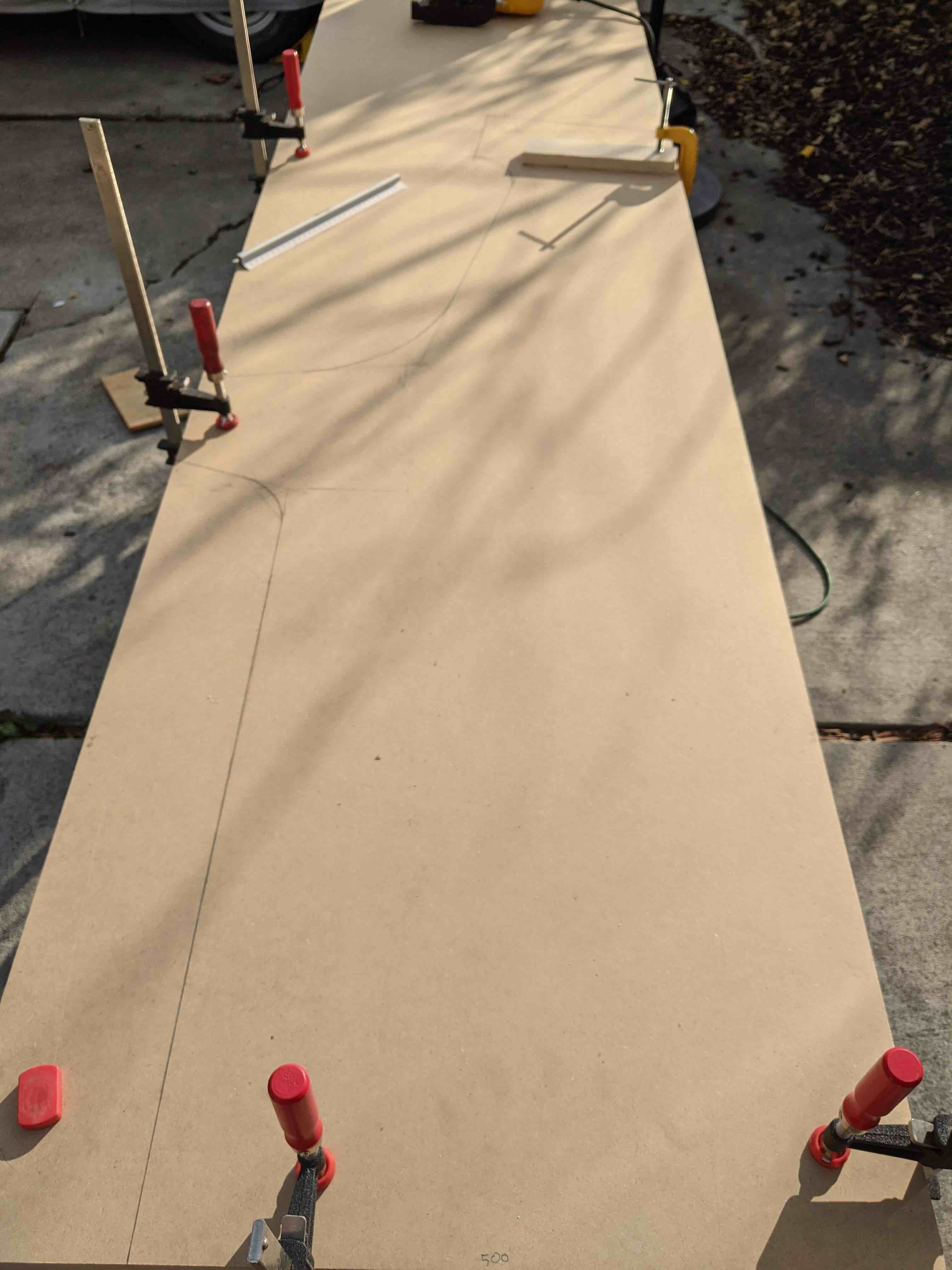 Side panel outline
