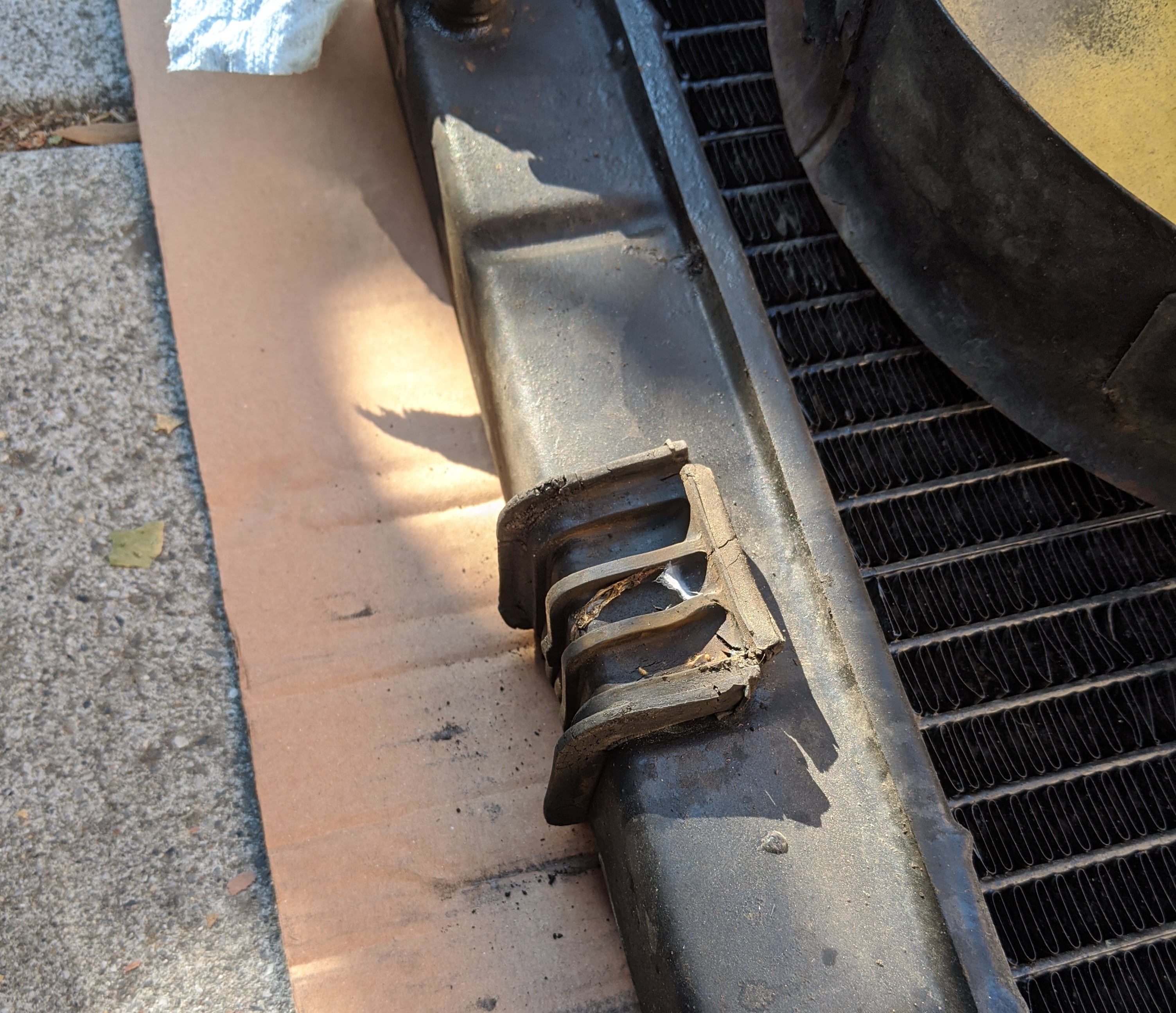 Old support pad needed replacing