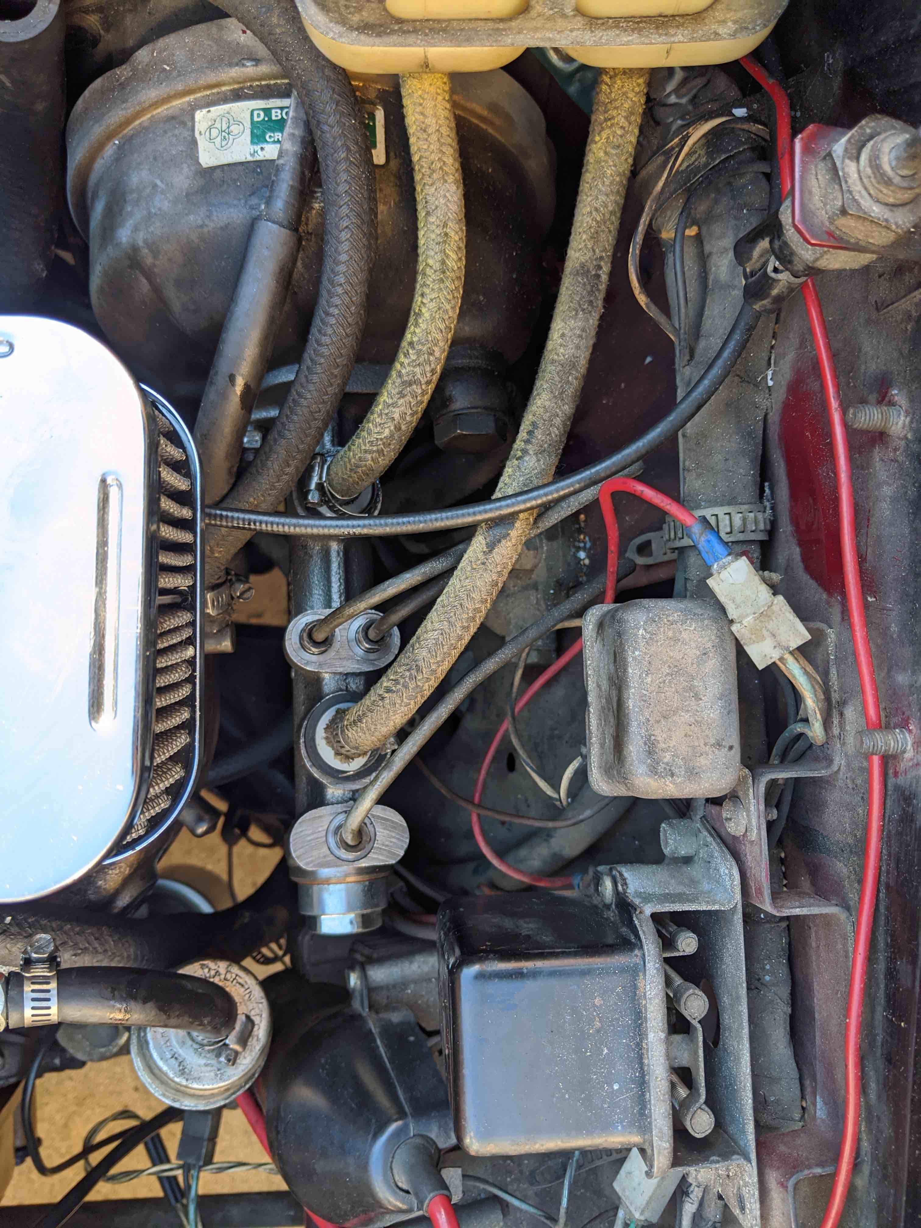 New master cylinder installed!