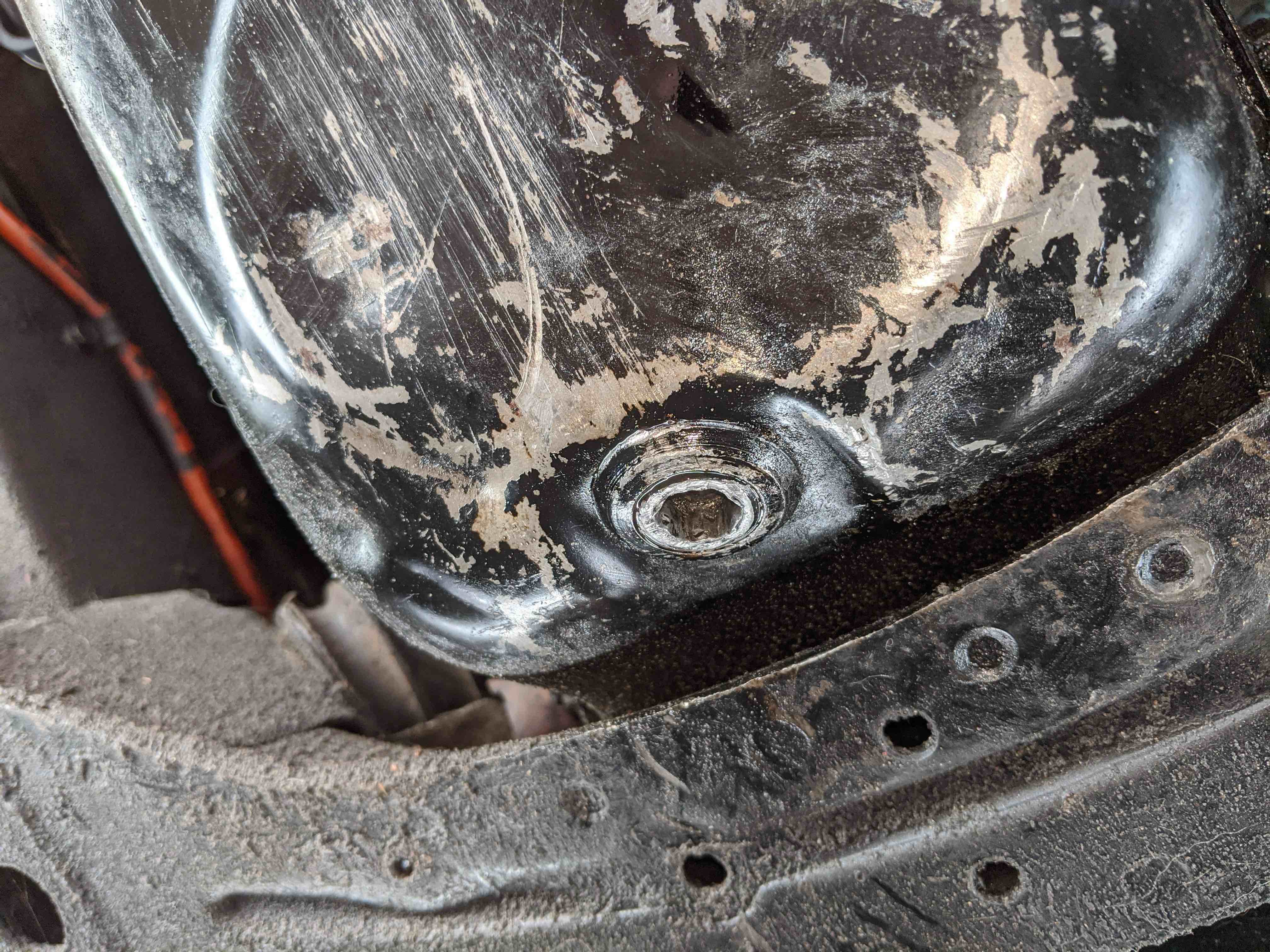 Drain plug reinstalled