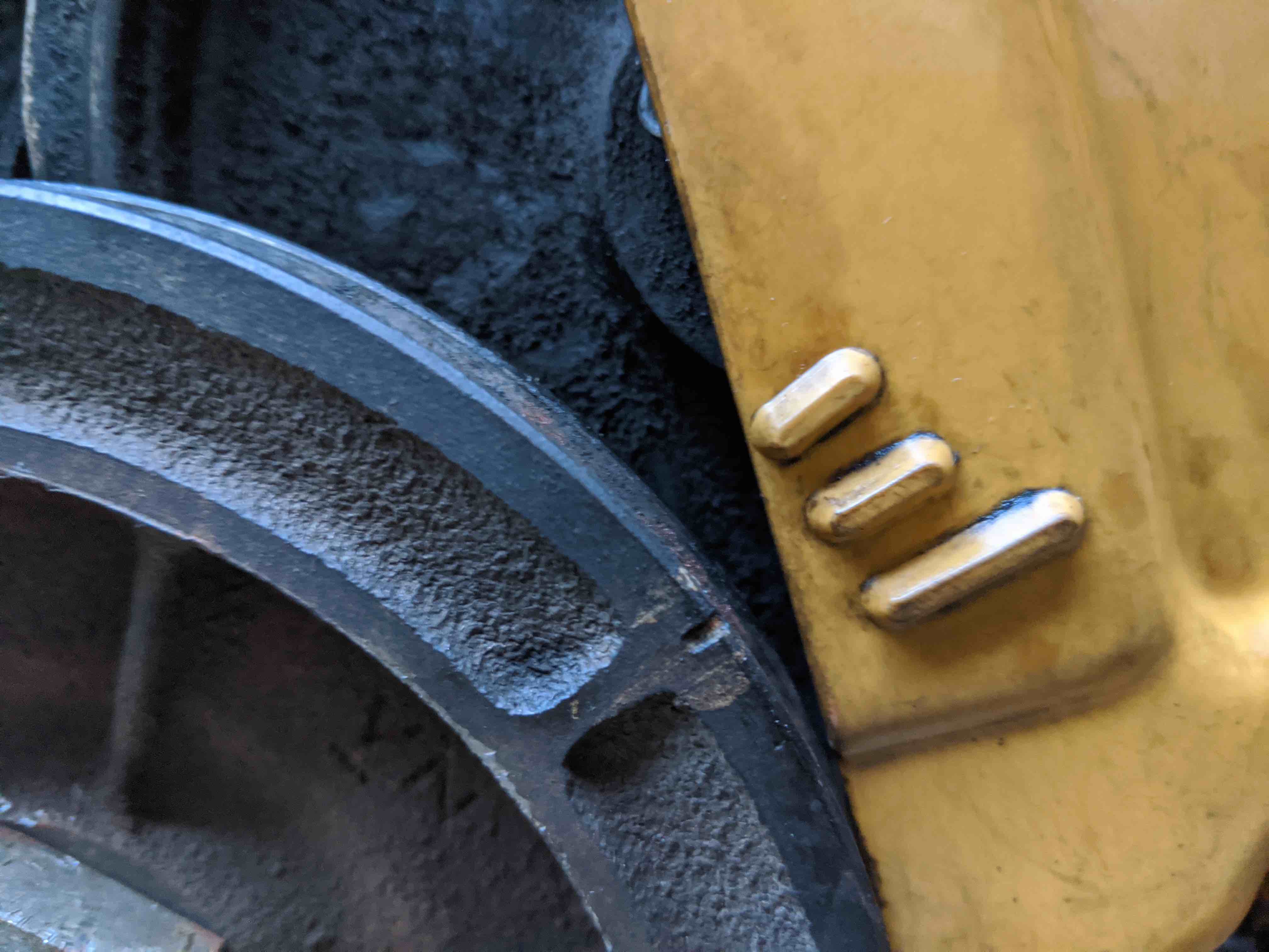 Crankshaft timing mark