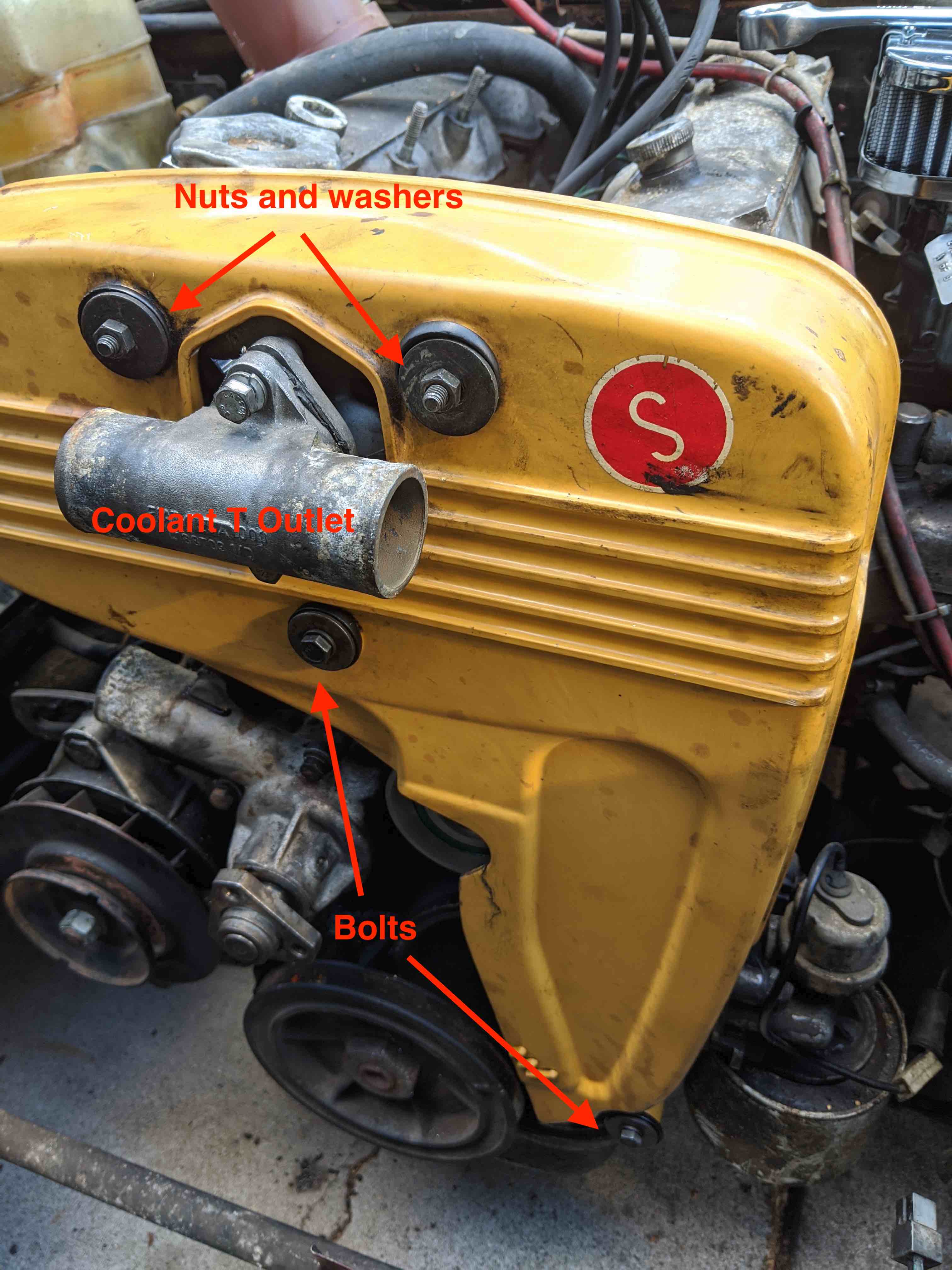 Timing belt cover